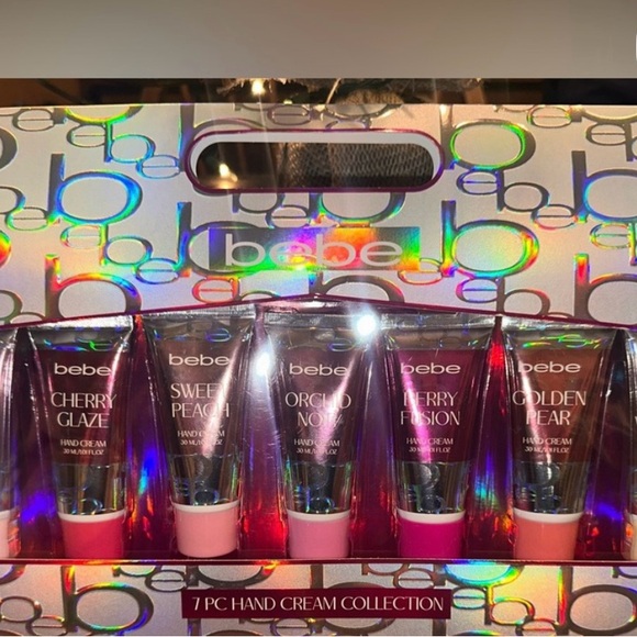bebe Other - Bebe Hand Cream Set with Pink and Gold Packaging